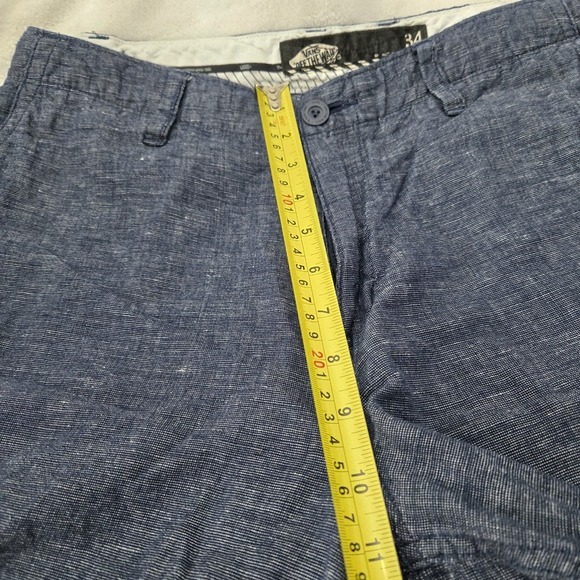 Vans Off The Wall Shorts Blue Flat Front Casual Size 34‎ Streetwear Blockcore - Picture 7 of 11